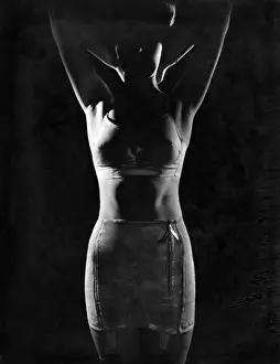 Woman modelling underwear