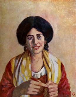 Knits Gallery: Woman of Naples knitting