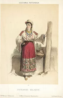 Masquerade Collection: Woman in the national costume of a Vlachs peasant