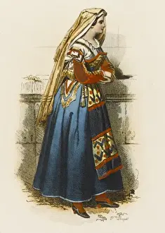 Cervera Prints: Woman from Near Napoli