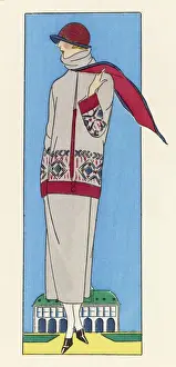 Woman in Outdoor Dress