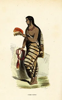 Stripe Prints: Woman of the Pampas lowlands, Argentina