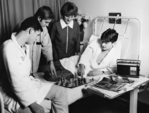 Tape Prints: Woman and patients at the Medical Centre, Hendon