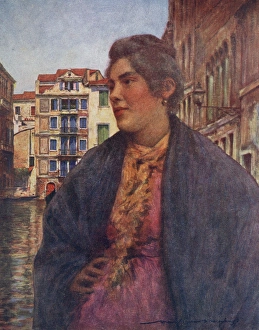 Menpes Gallery: A woman of the people - Venice, Italy