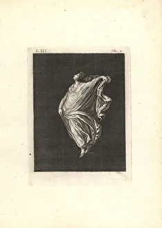Antichità Gallery: Woman performing the Bacchic dance of Euripides