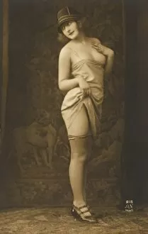 Camera Collection: Woman in Petticoat 1920