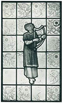 Harp Collection: Woman Playing A Harp