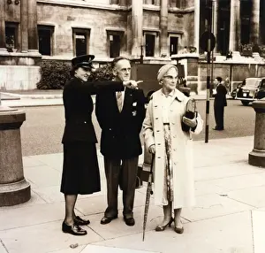 Woman police officer on duty in Central London