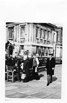 Woman police officer on duty in London