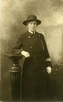 Hutchinson Prints: Woman police officer, Elsie G Hutchinson, London