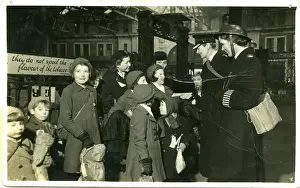 Woman police officer Elsie Houghton, London, WW2