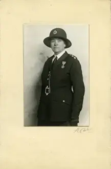 Belt Prints: Woman police officer, Inspector Alice B Clayden, London