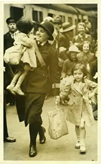 Duty Prints: Woman police officer Kathleen Saville, London, WW2