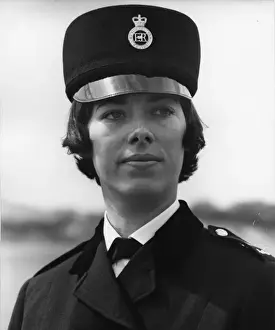 Woman police officer in new Hartnell uniform, London