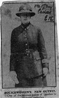 Sophia Prints: Woman police officer in new Stanley Uniform