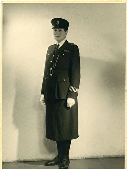 Buttoned Collection: Woman police officer in portrait photo