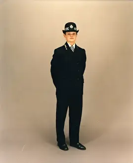 Woman police officer in uniform, London