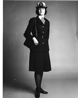 Woman police officer in updated uniform, London