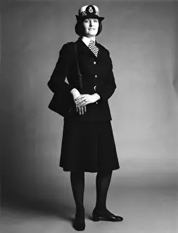 Woman police officer in updated uniform, London