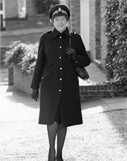 Woman police officer in updated uniform, London