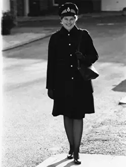 Woman police officer in updated uniform, London