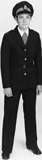 Woman police officer in updated uniform, London