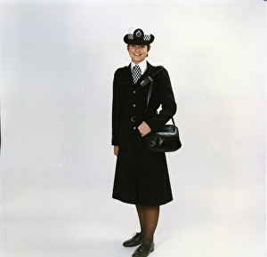 Woman police officer in updated uniform, London