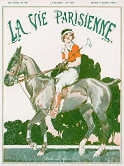 Woman Polo Player 1919