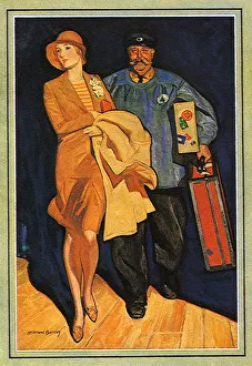 Images Dated 17th February 2020: Woman and Porter