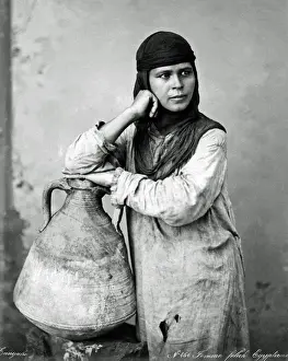 Woman with pot, Egypt