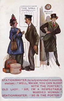 Stranded Prints: Woman Railway Porter WW1