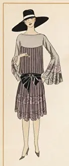Soie Prints: Woman in Robe De Visite