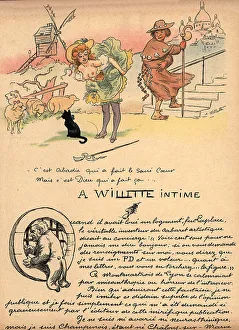Cheeky Prints: Woman With Shepherd