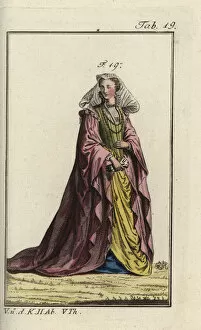Siena Collection: Woman of Siena, 1581