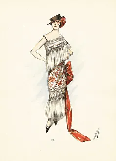 Woman in Spanish fancy-dress costume