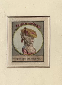 Suite Collection: Woman in spotted Pennsylvania hat, 1783