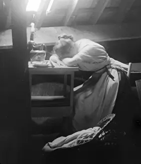 Suffering Prints: Woman suffering the effects of poverty, South Wales