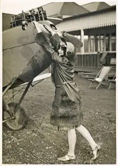 Learns Prints: Woman Swings Propeller