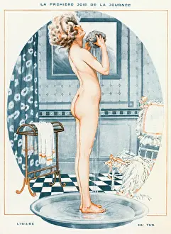 Toilet Prints: Woman in the Tub 1918