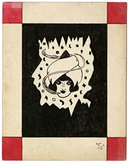 Ranstead Prints: Woman in a turban by George Ranstead