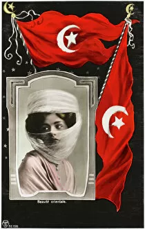 Eyes Collection: Woman and Turkish Flags