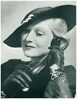 Portraying Prints: Woman Using Telephone