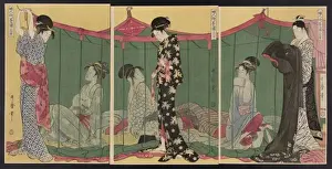 Woman with a visitor