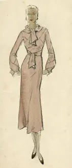 Dryden Prints: Woman wearing suit 1930s