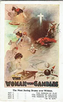 Tempt Prints: The Woman Who Gambles bys Buchanan Rogerson