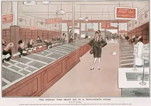 Sales Prints: The Woman Who Spent 10 In A Woolworth Store, by H. M. Bate