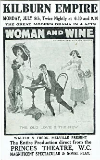 Images Dated 30th June 2017: Woman and Wine by Arthur Shirley and Ben Landeck