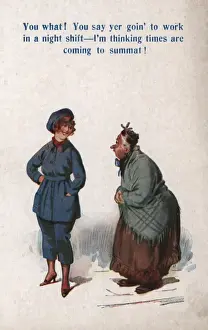 Surprises Prints: Woman Worker WW1