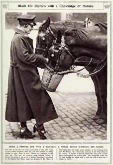 Woman working for General Post Office 1915
