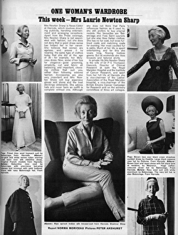 Images Dated 17th August 2016: One Womans Wardrobe - Laurie Newton Sharp